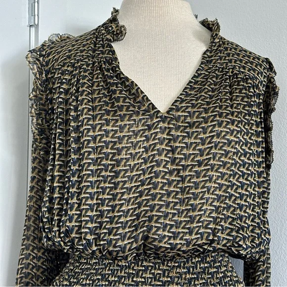 Zadig & Voltaire Rulie Chiffon Mini Dress womens size small NWOT - Picture 4 of 15